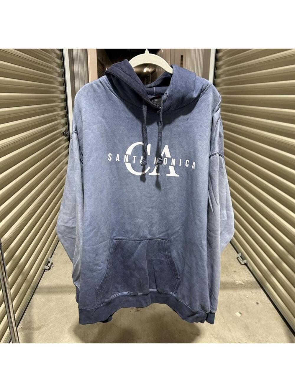 Vtg faded gradient Santa Monica California hoodie